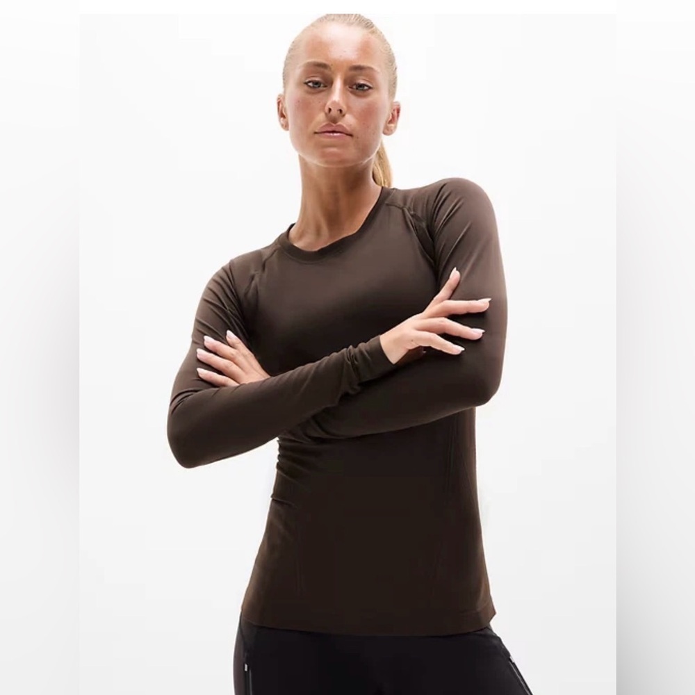 NWT Athleta Momentum Seamless Truffle Top Size Small (#530524)